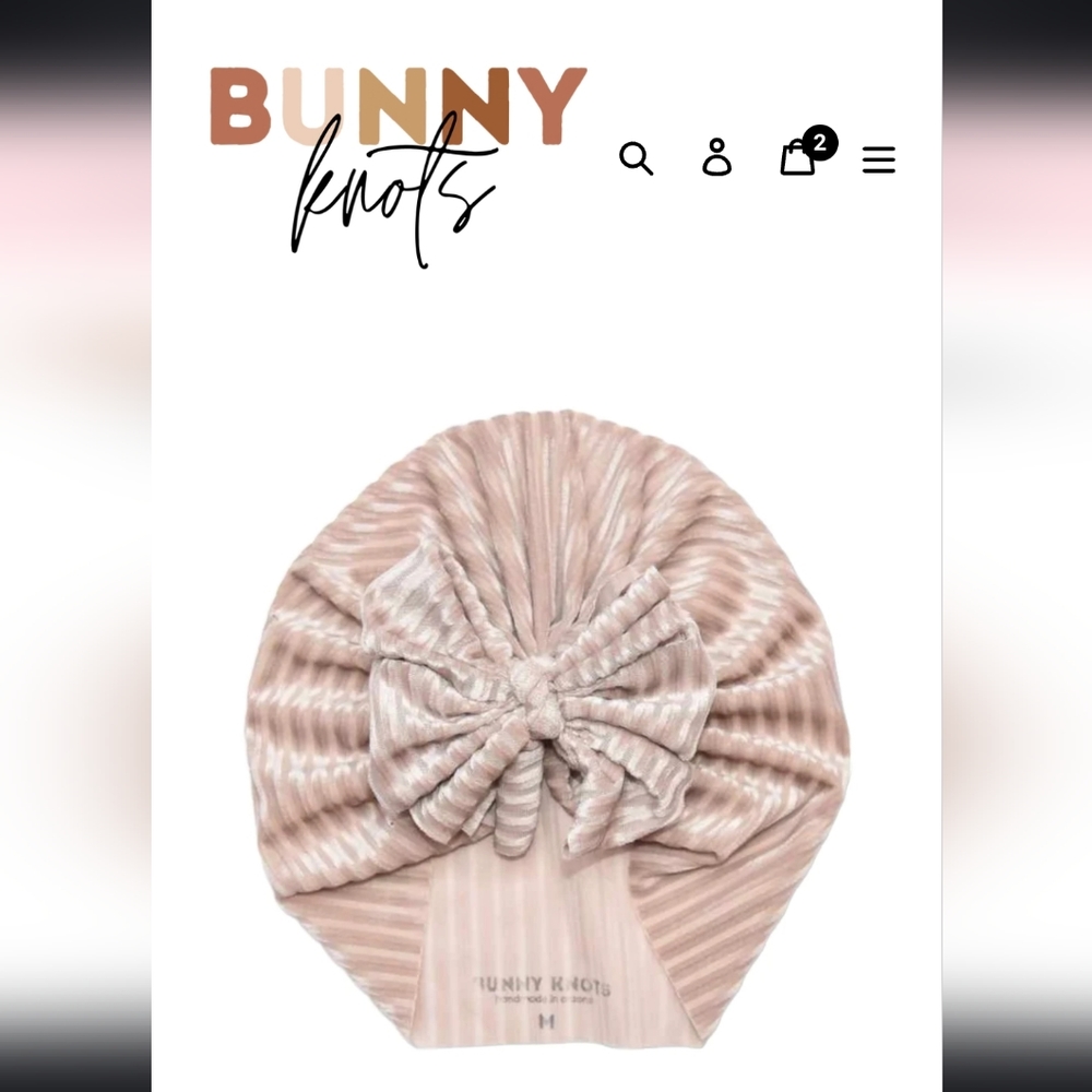 Bunny Knots Baby Headwrap